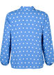 Gestippeld shirt met ruches, River S. White Dot, Packshot image number 1
