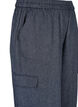 Katoenen cargo broek met krijtstrepen, Dark Blue Stripe, Packshot image number 2