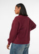 Vest van ribtricot met knopen, Rood, Model image number 2