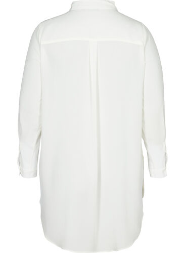 Lange transparante blouse, Snow White, Packshot image number 1