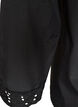 Blouse met broderie anglaise, Zwart, Packshot image number 3