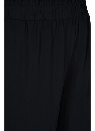 Losse viscose shorts, Black, Packshot image number 2