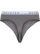 G-string met normale taille, Grijs, Packshot image number 1