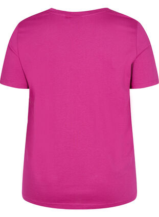 Katoenen t-shirt met print , Festival Fuchsia WAY, Packshot image number 1