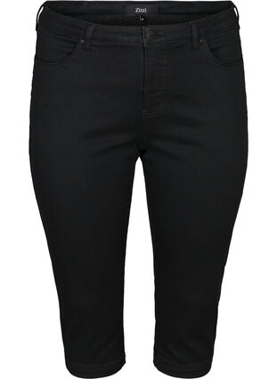 Slim fit Emily capri jeans, Black, Packshot image number 0