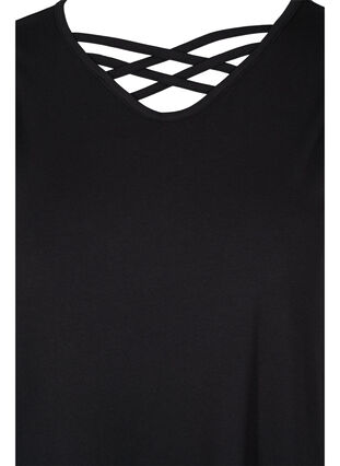 Mouwloos nachthemd, Black, Packshot image number 2