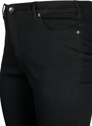 Amy jeans met een hoge taille en super slanke pasvorm, Black, Packshot image number 2