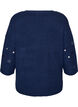 Jumper met hartjes en 3/4 mouwen, Blauw, Packshot image number 1