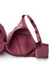 Gewatteerde kanten beha met beugel, Rood, Packshot image number 3