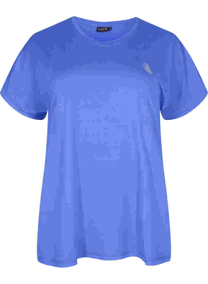 Effen sportshirt, Dazzling Blue, Packshot image number 0