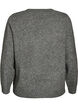 Gebreide jumper met glitterstrik, Grijs, Packshot image number 1