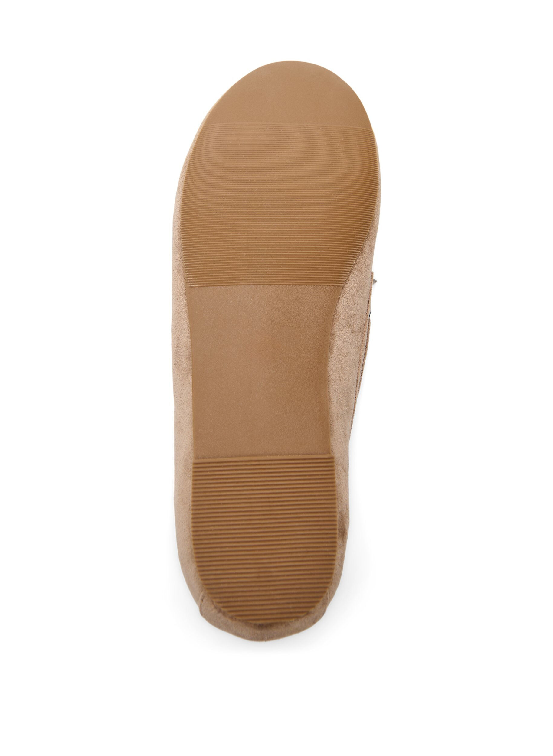 Zizzi Faux suede moccasins, Beige, Packshot image number 4