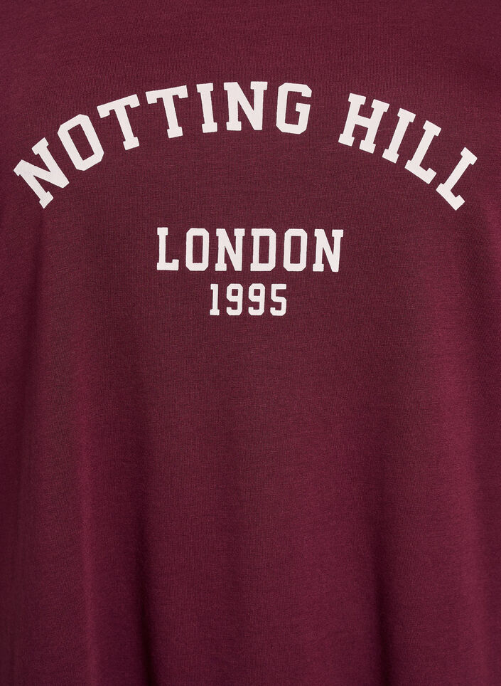 T-shirt met print, Rood, Packshot image number 2