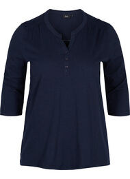 Katoenen top met 3/4 mouwen, Night Sky