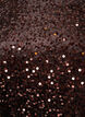 Paillettenblouse met mouwen tot de elleboog, Bruin, Packshot image number 2