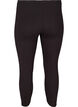 Basic 3/4 legging met ruche detail, Black, Packshot image number 1