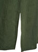 Shirtjurk in linnen en viscose met korte mouwen, Groen, Packshot image number 3