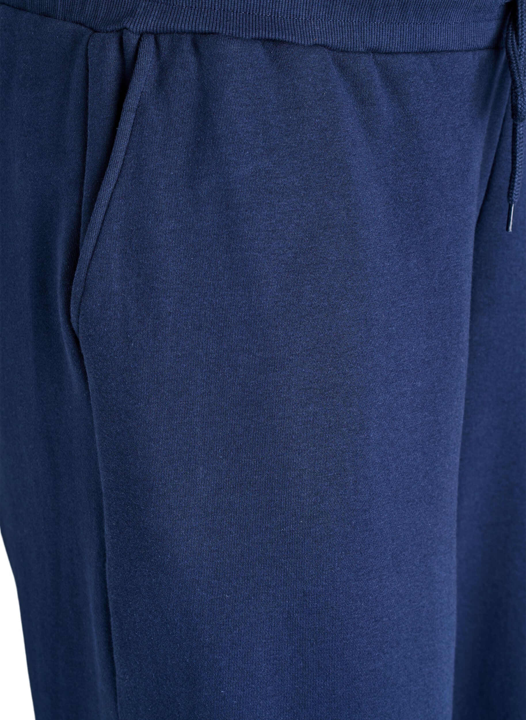 ZizziJoggingbroek met zakken, Blauw, Packshot image number 2