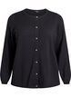 Cardigan met ronde knopen, Zwart, Packshot image number 0