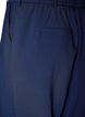 Op maat gemaakte broek met een hoge taille en straight-fit, Blauw, Packshot image number 3
