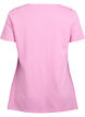 T-shirt met ronde hals en A-lijn vorm, Roze, Packshot image number 1