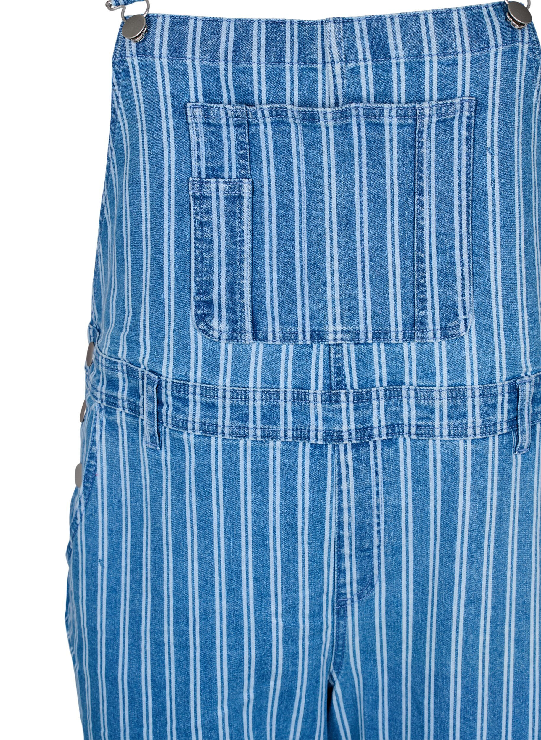 Zizzi Denim overalls, Blauw, Packshot image number 2
