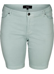 slim fit Emily shorts met normale taille, Gray mist