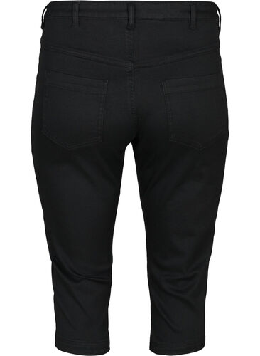 High waist Amy capri jeans met super slim fit, Black, Packshot image number 1