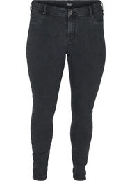 Jeggings in katoenmix, Grey Denim