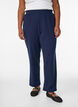 Broek met rechte pasvorm, Blauw, Model image number 3
