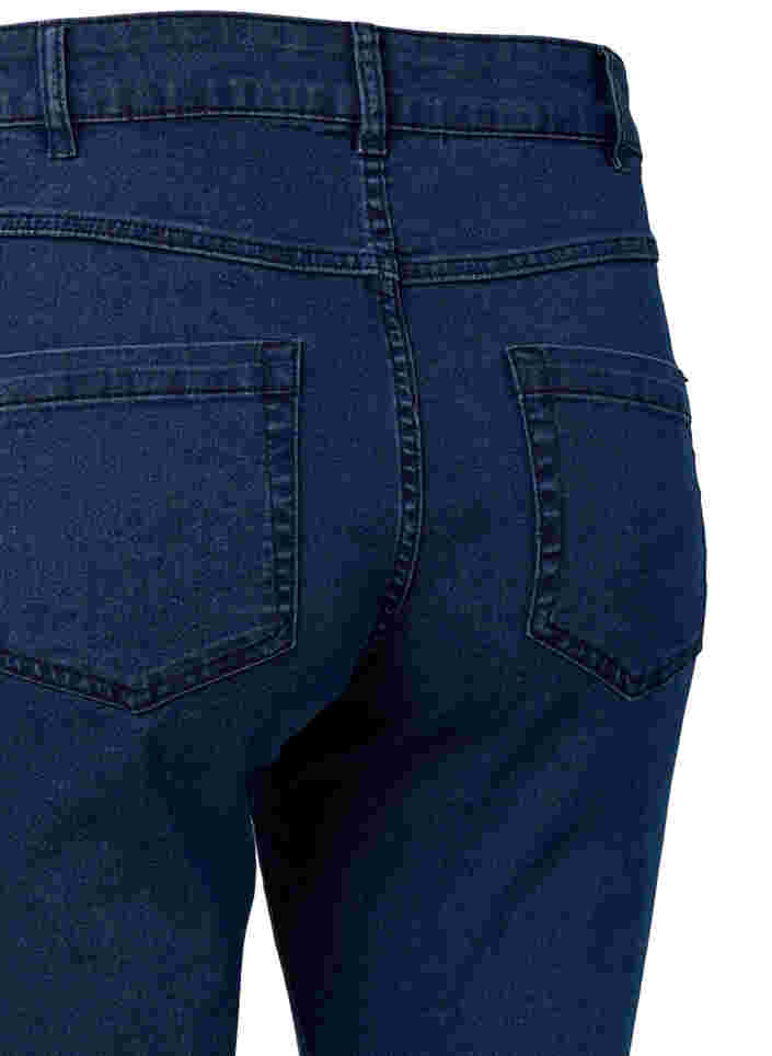 Extra slanke Sanna jeans met normale taille, Dark blue, Packshot image number 3