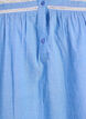 Katoenen blouse zonder mouwen met rucheranden, Blauw, Packshot image number 2