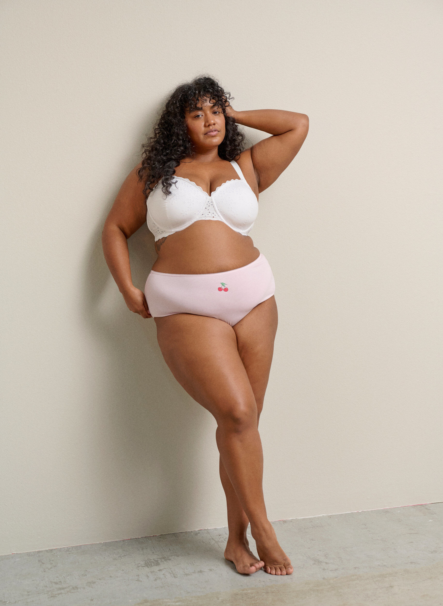 Zizzi 7-pack hipsterslip met normale taille, Rood, Image image number 0