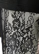 Blouse met mouwen van mesh en kanten bies, Zwart, Packshot image number 3