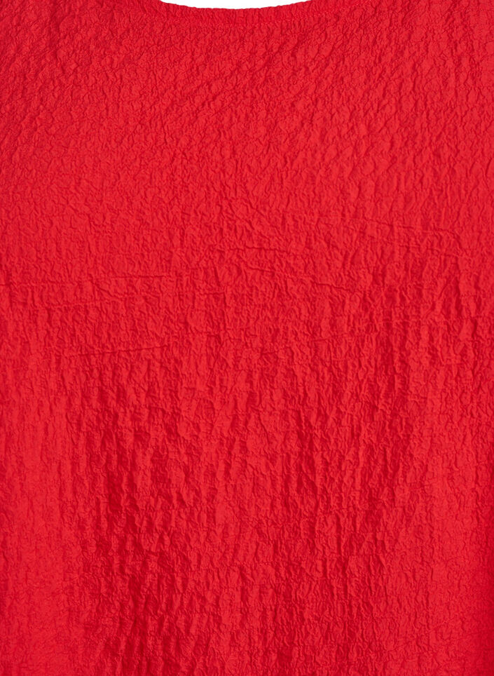 Mouwloze top met textuur, Rood, Packshot image number 2
