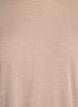 Jersey blouse met 3/4 mouwen, Beige, Packshot image number 2