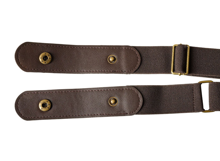 Elastische riem, Bruin, Packshot image number 1