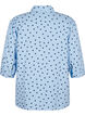 Shirtblouse met 3/4 mouwen, Blauw, Packshot image number 1