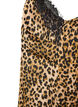 Top met bandjes en een kanten asymmetrische zoom, Bruin, Packshot image number 3