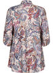 Viscose tuniek met 3/4-mouwen en paisley print, Sand Do. Paisley AOP, Packshot image number 1