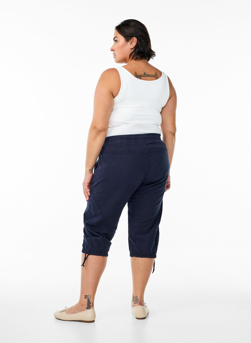 Onderbroek in katoen, Blauw, Model image number 1