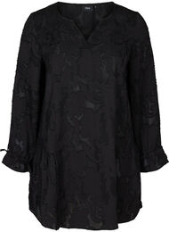 Losse tuniek met v-hals, Black