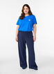 T-shirt met print, Blauw, Model image number 1