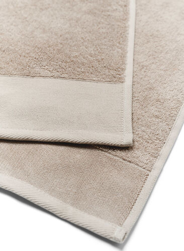Handdoek van katoenen badstof, Aluminum, Packshot image number 2