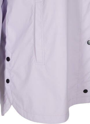 Regenjas met capuchon en zakken, Pastel Lilac, Packshot image number 3