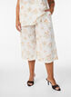 Culotte broek met print, Vanille, Model image number 2