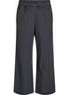 Losse broek met hoge taille en zakken, Zwart, Packshot image number 0