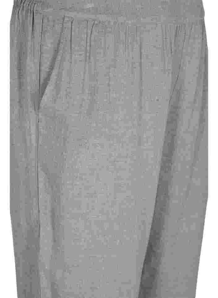 Klassieke broek met zakken, Grey Melange, Packshot image number 2