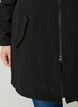 Softshell jas met capuchon, Black solid, Model image number 3