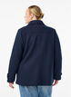Korte jas met dubbele knoopsluiting, Blauw, Model image number 2